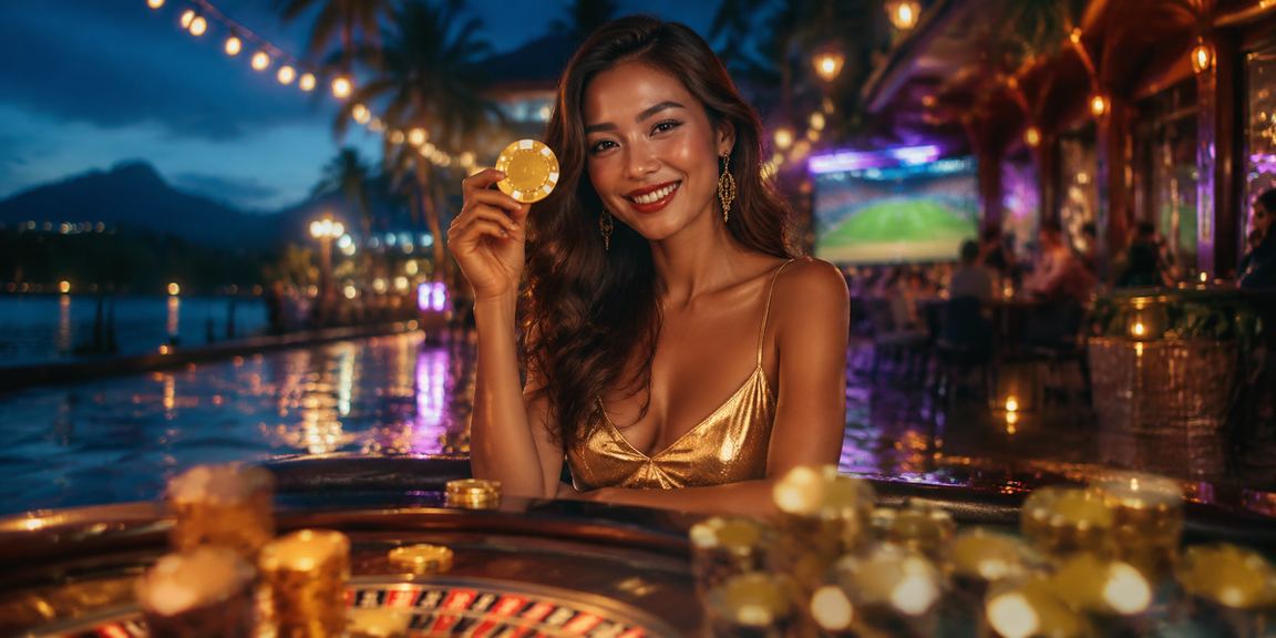 Meja roulette langsung di Langkawi dengan dealer profesional dan suasana kasino